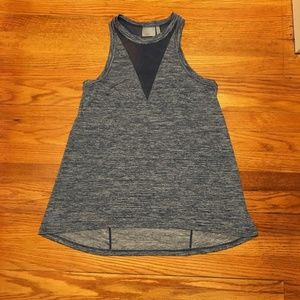 Athleta Utopia Mesh Tank Top BLUE - SMALL
